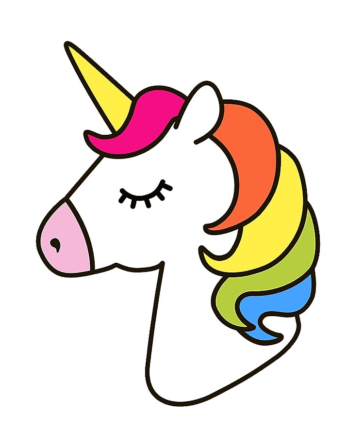 unicorn head cartoon fictional character unicorn head cartoon fictional character
