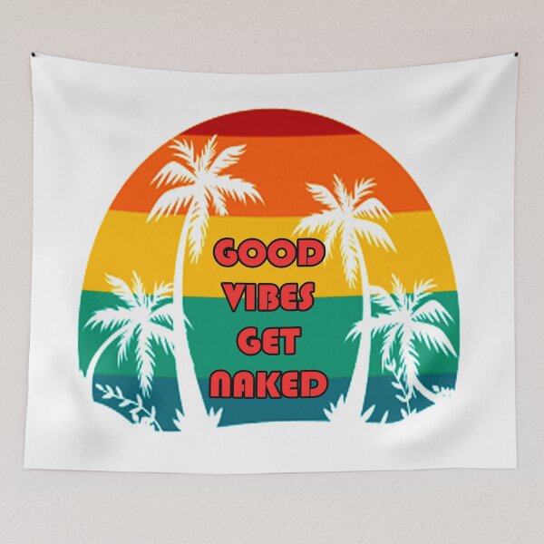 Item preview, Good Vibes Get Naked Environment Palm Tree designed and sold by triangle-studio.