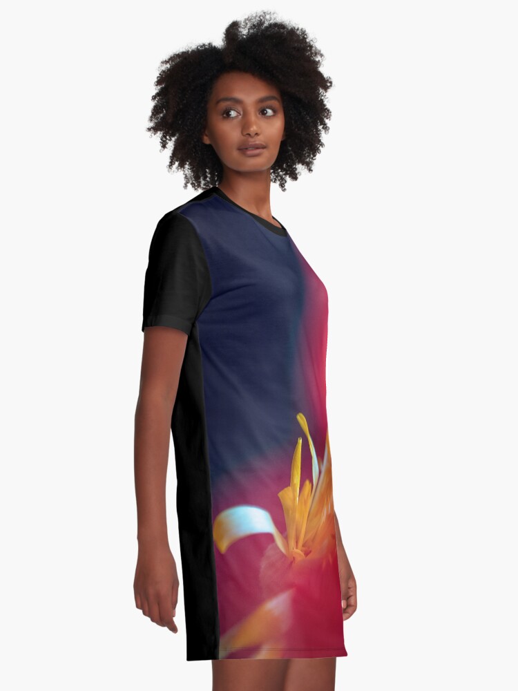 Alternate view of Flower Mystical Graphic T-Shirt Dress