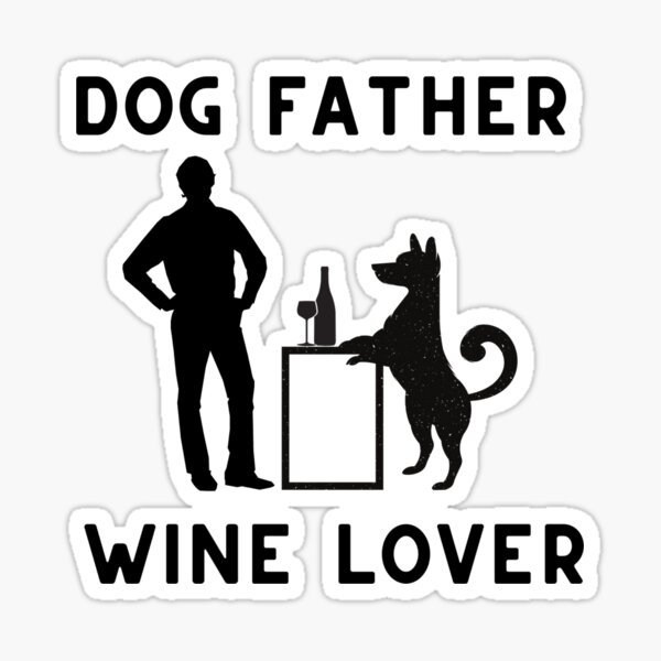 Artikel-Vorschau von Hundevater Weinliebhaber, designt und verkauft von Millenial Designs.