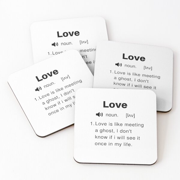 Item preview, Funny Love Definition designed and sold by Sleepy Cat Design.