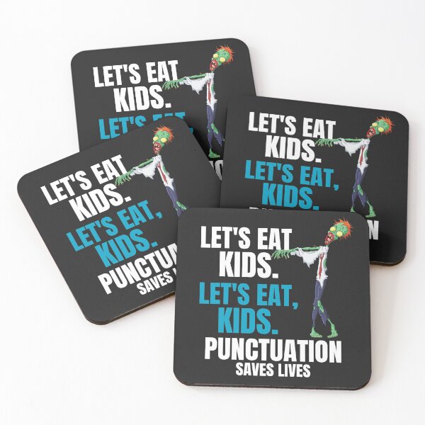 Item preview, Punctuation saves lives, Lets eat kids, Lets eat, kid designed and sold by MohitJain1109.