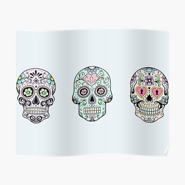 Sugar skulls Poster