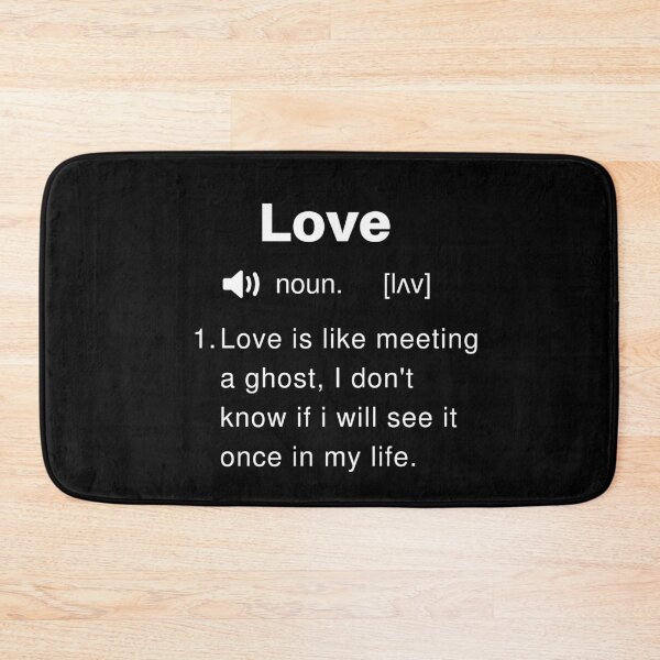 Item preview, Funny Love Definition designed and sold by Sleepy Cat Design.
