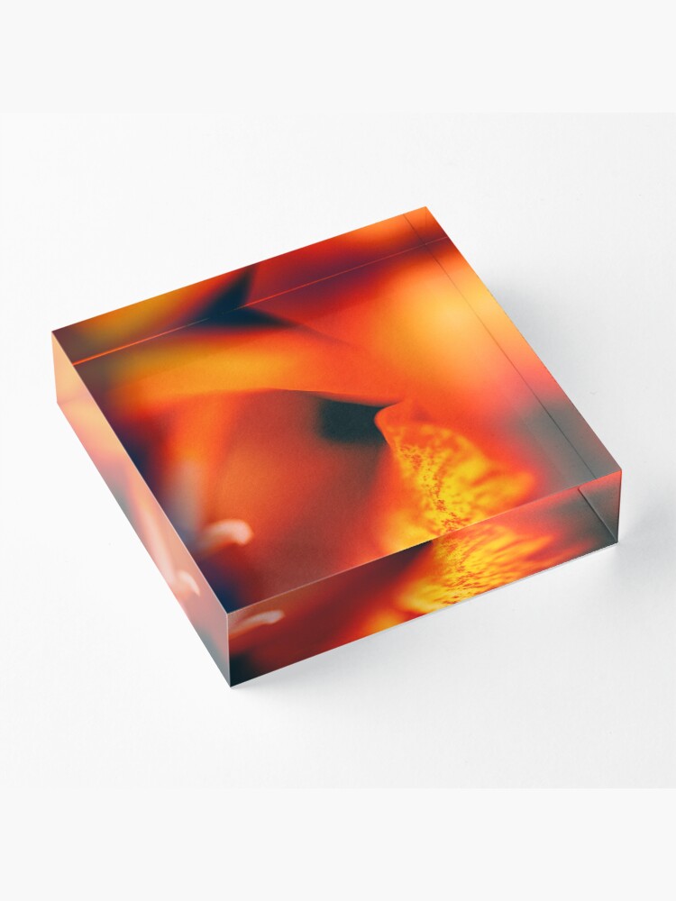 Alternate view of Flower Mystical Acrylic Block