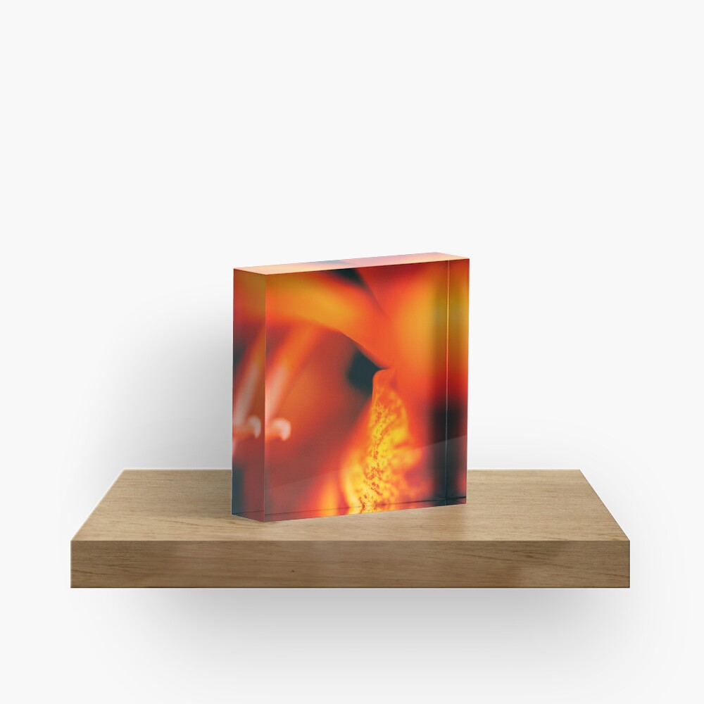 Flower Mystical Acrylic Block