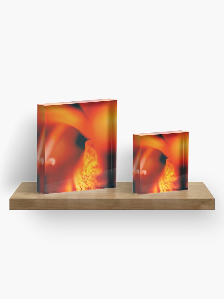 Alternate view of Flower Mystical Acrylic Block