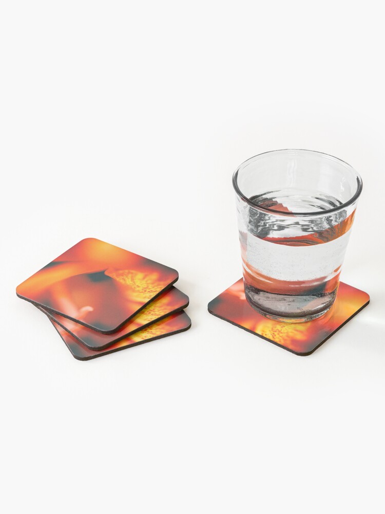Alternate view of Flower Mystical Coasters (Set of 4)