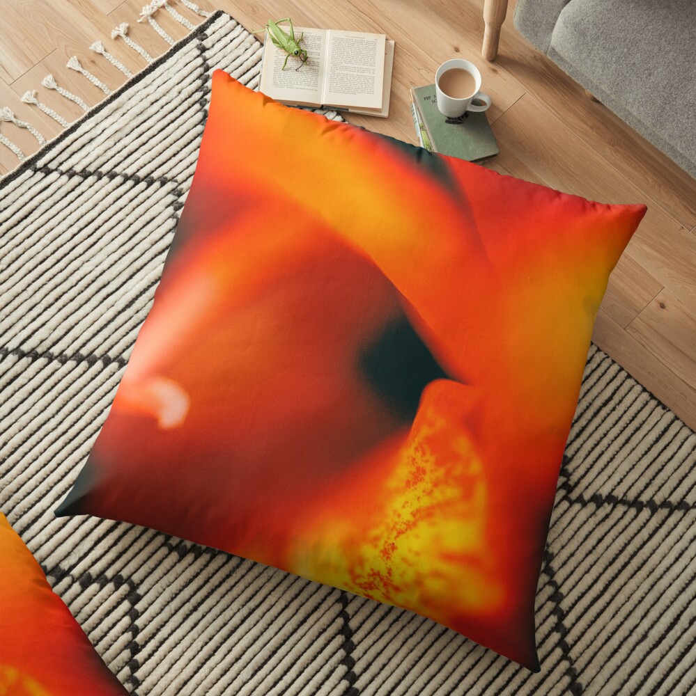 Flower Mystical Floor Pillow
