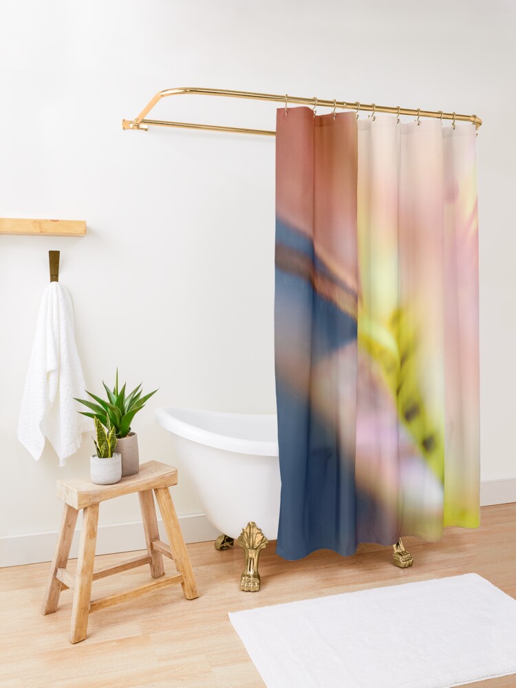 Alternate view of Flower Mystical Shower Curtain