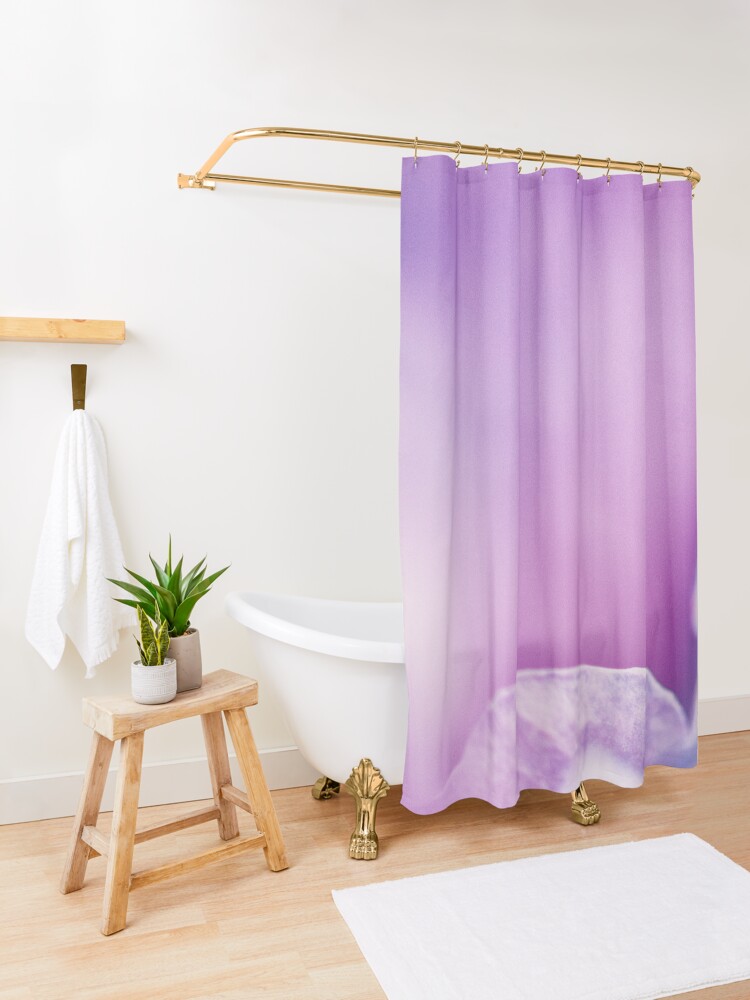 Alternate view of Flower Mystical Shower Curtain