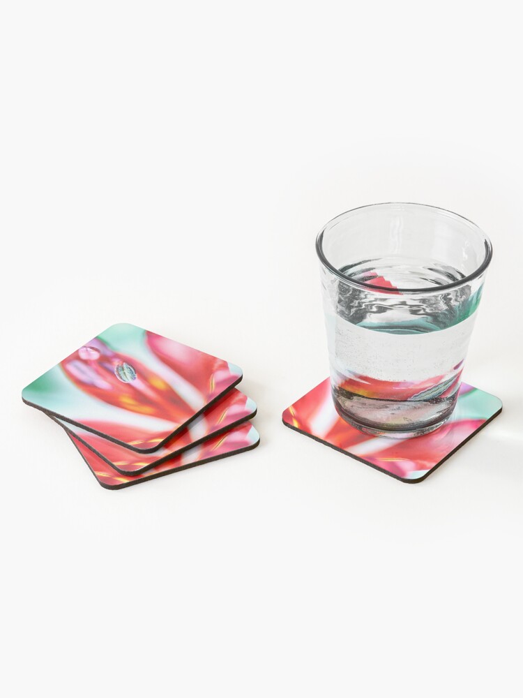 Alternate view of Flower Mystical Coasters (Set of 4)