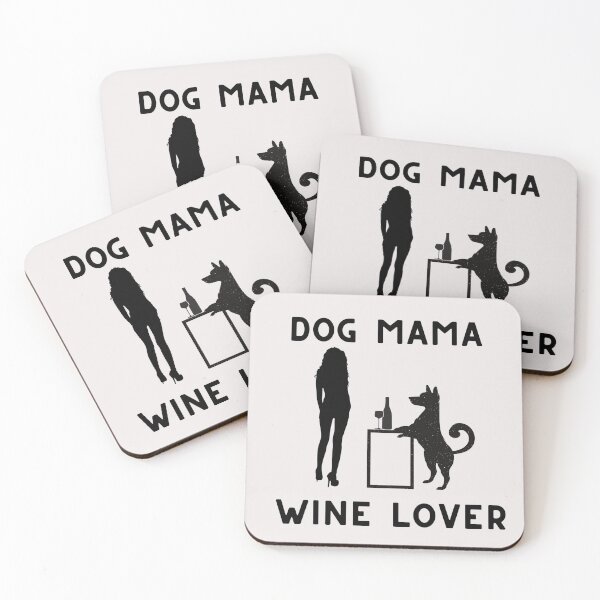 Item preview, Dog mama, Wine lover designed and sold by Millenial Designs.
