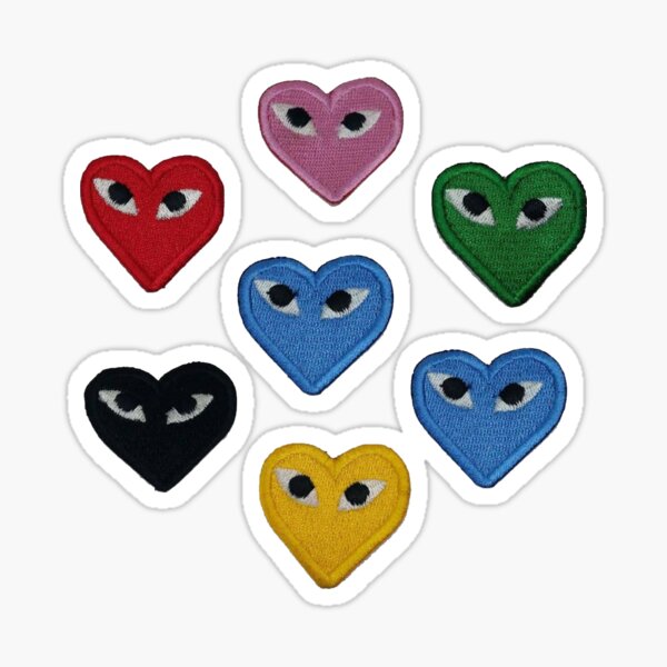 Mini Hearts - Set of Seven Sticker Sticker