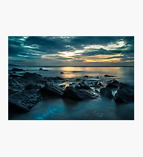 Saundersfoot at dawn Photographic Print