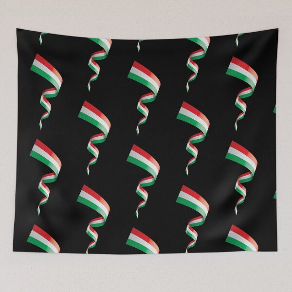 Item preview, Hungarian wavy flag Hungary designed and sold by elhefe.