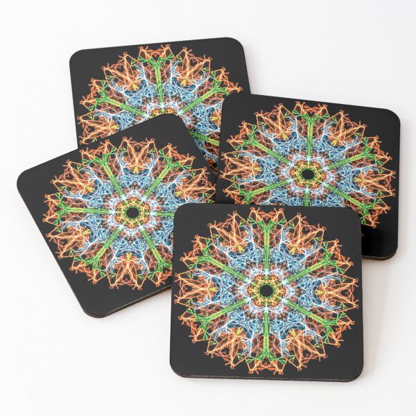 Artikelvorschau, Elektrisches Lava-Mandala-Muster entworfen und verkauft von EdwardBlackRose.