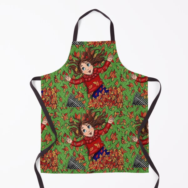 Item preview, Girl in Autumn Leaves designed and sold by Jeweliegwen.