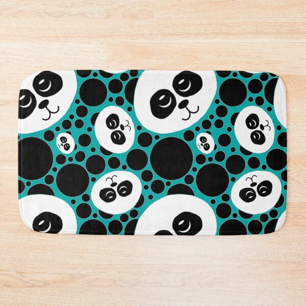 Item preview, Panda Polka Dot Pattern - Turquoise designed and sold by Amanda Roos.