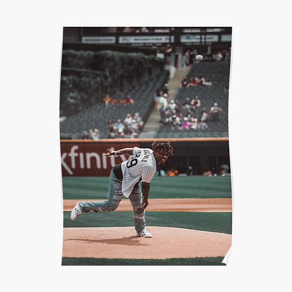juice wrld throwing a pitch Poster