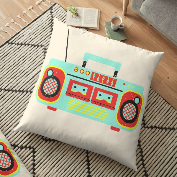 retro stereo/ 80s Retro Stereo System/ Fashion/ Hi Fi Music Cassette/ 80s Clothing | 80s Shirt | 80s Gift | Stereo Shirt | Old School Stereo Shirt | Retrowave Shirt | Hipster Shirt Floor Pillow