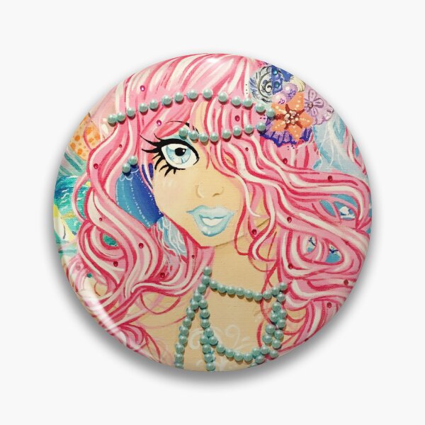 Item preview, Sexy Pink Haired Mermaid designed and sold by Serachi1.