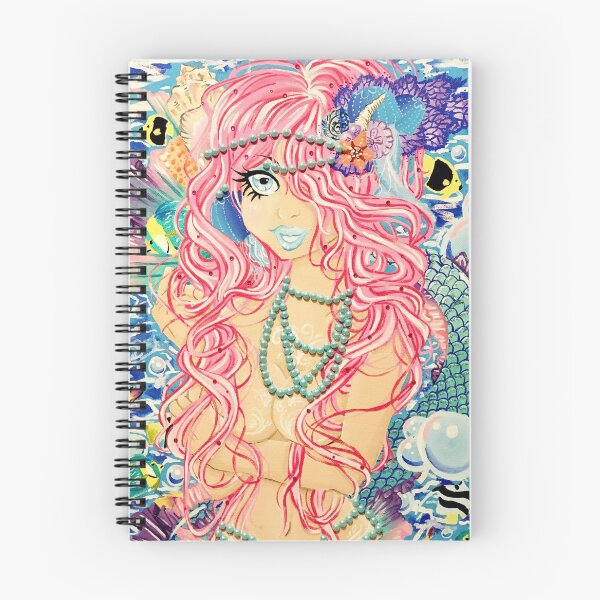Item preview, Sexy Pink Haired Mermaid designed and sold by Serachi1.