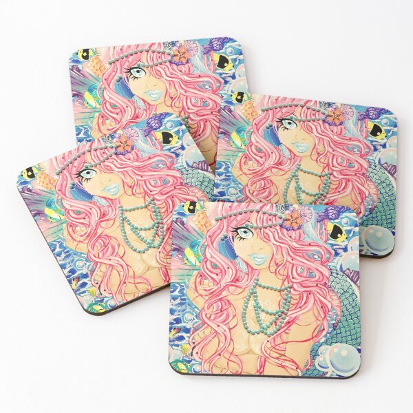 Item preview, Sexy Pink Haired Mermaid designed and sold by Serachi1.