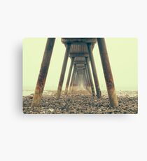 Under The Pier Canvas Print