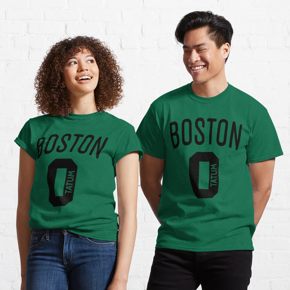 Nike / Youth Boston Celtics Jayson Tatum #0 Green Cotton T-Shirt