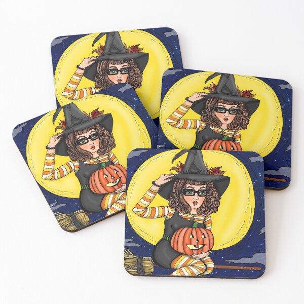 Item preview, Halloween witch designed and sold by Jeweliegwen.