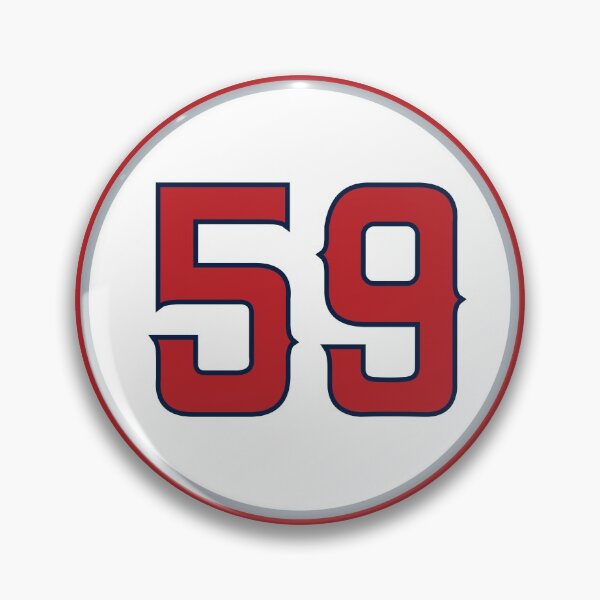 Item preview, Jo Adell #59 Jersey Number designed and sold by StickBall.