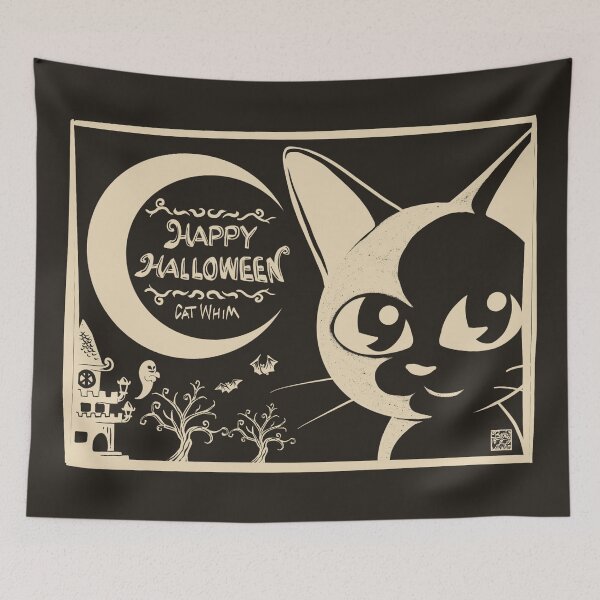 Item preview, Halloween moon designed and sold by BATKEI ART.