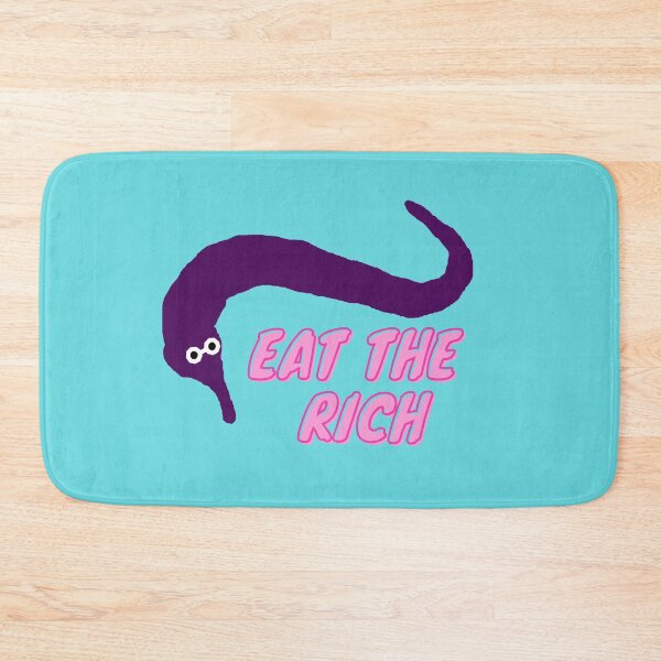 Item preview, Eat the rich worm on a string purple designed and sold by HR-the-Chemist.