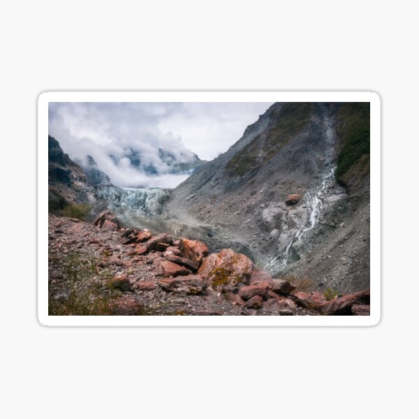 Aperçu de l'œuvre Vue extraordinaire de la piste de Robert's Point au glacier Franz Josef créée et vendue par Danielasphotos.