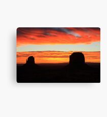 Monument Valley Sunrise Canvas Print