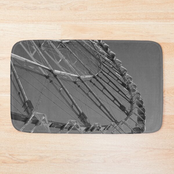 Item preview, Odaiba Ferris Wheel, Tokyo, Japan, Buildings, Photography, Pattern, Structure, Black and white Photo designed and sold by bluesky26.
