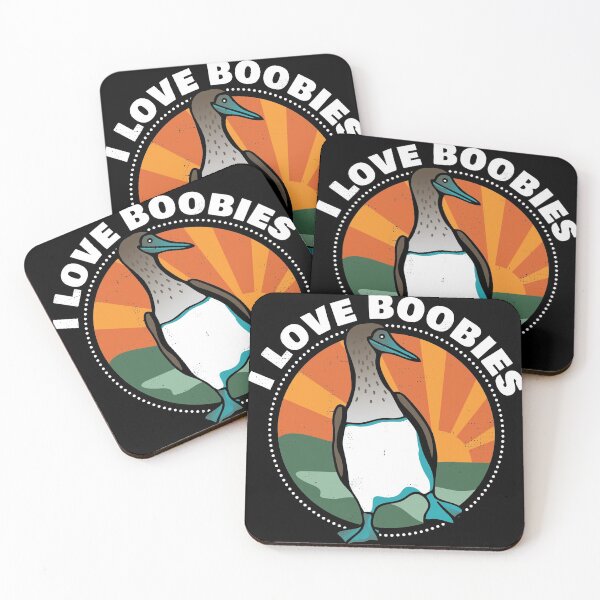 Item preview, Funny I Love Boobies Gift design for Birdwatchers design designed and sold by Lisbob.