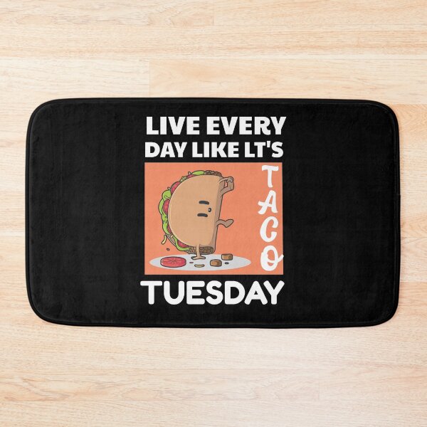 Item preview, Blittzen Mens Live Every Day Like Its Taco Tuesday designed and sold by Jatupong.