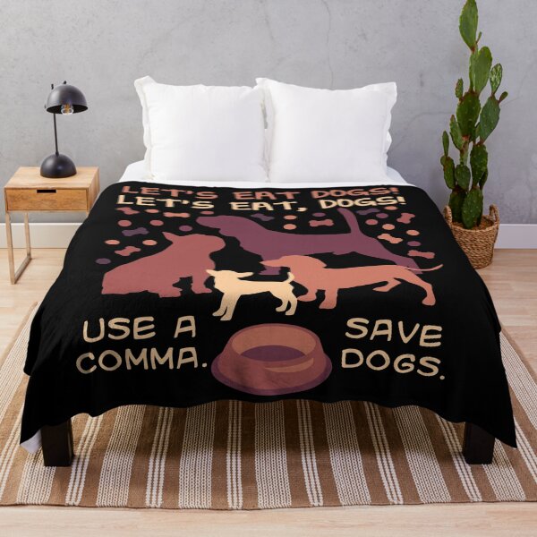 Item preview, Lets Eat Dogs. Use a Comma. Save Dogs designed and sold by Andantino.