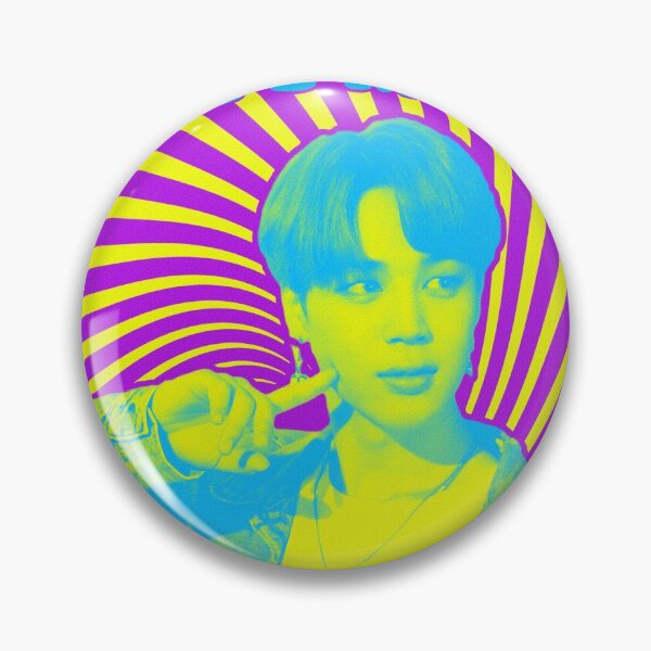 Item preview, Retro Psychedelic Poster (BB Hot 100 #1 Artist) (Jimin) designed and sold by SiSiDi.
