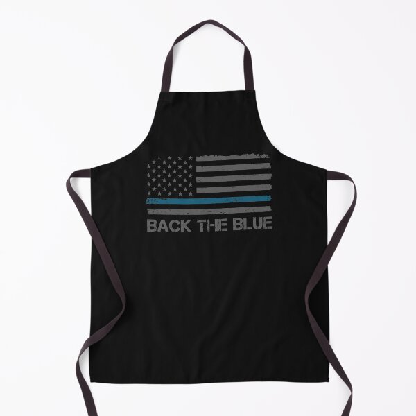 Item preview, Back The Blue American Flag Thin Blue Live US Police Supportive Quote designed and sold by alenaz.
