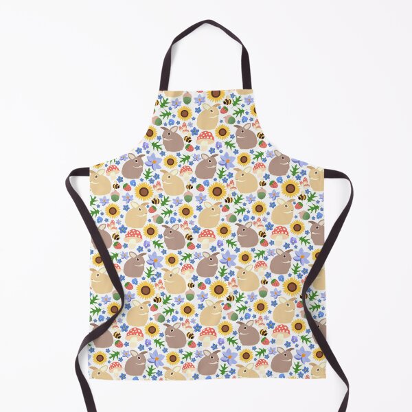 Late Summer Meadow Bunny Apron