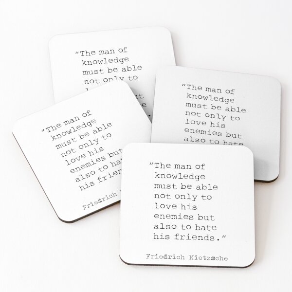 Item preview, Friedrich Nietzsche wise quote  designed and sold by Ariana Mila -  Awesome quotes.