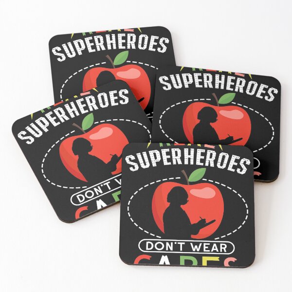 Item preview, Real Superheroes Don't Wear Capes Teacher design, Teaching T design designed and sold by Lisbob.