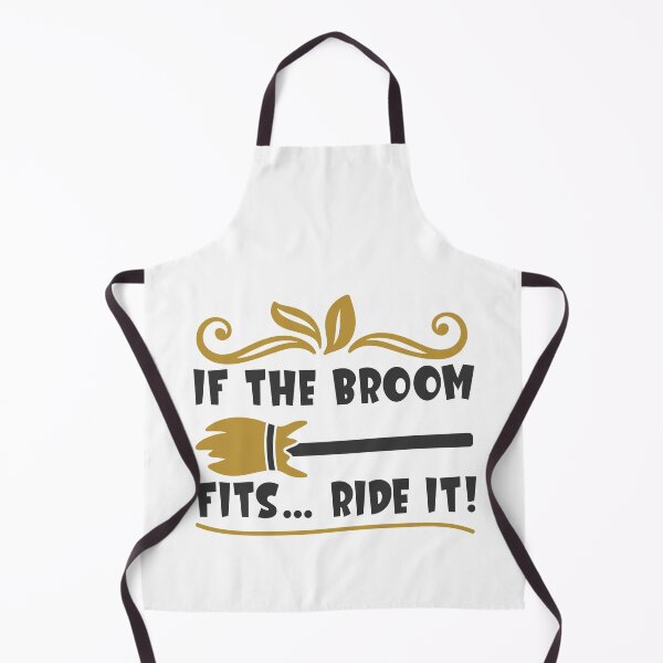 Item preview, If The Broom Fits… Ride It! designed and sold by GoodVibeDesign.