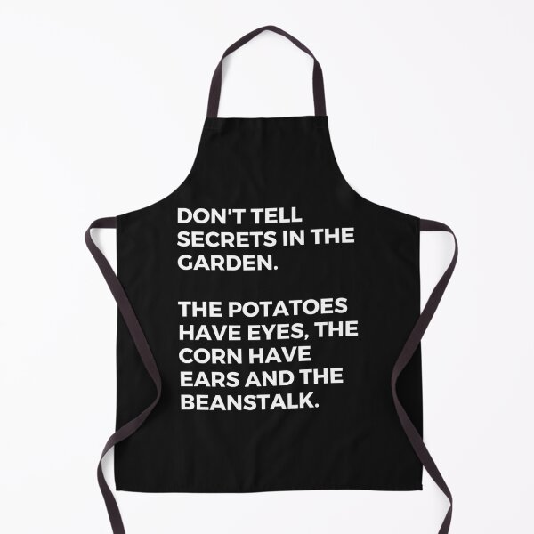 Item preview, Don't Tell Secrets In The Garden design designed and sold by DarkHumorstore.