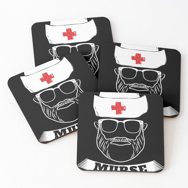 Item preview, Murse Nurse Man Funny design gift for Male Nurse print designed and sold by Lisbob.