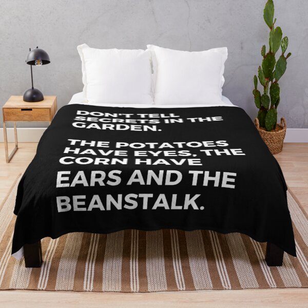 Item preview, Don't Tell Secrets In The Garden design designed and sold by DarkHumorstore.