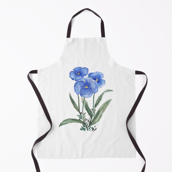 Item preview, blue watercolor flower  designed and sold by Monika Scheer.